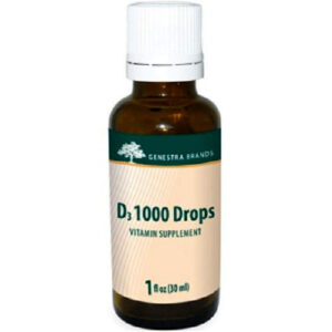 Genestra, D3 em Gotas 1,000 UI - 30mL (1 fl oz)