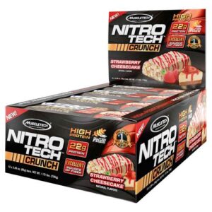 Comprar muscletech nitro-tech crunch strawberry cheesecake - 12 pack preço no brasil barras barras de substituição de refeições suplementos de musculação suplemento importado loja 21 online promoção -