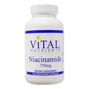 Vital Nutrients, Niacinamida 750 mg - 120 Cápsulas