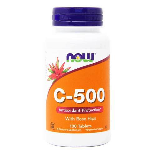 C-500 Now Foods 100 Tabletes