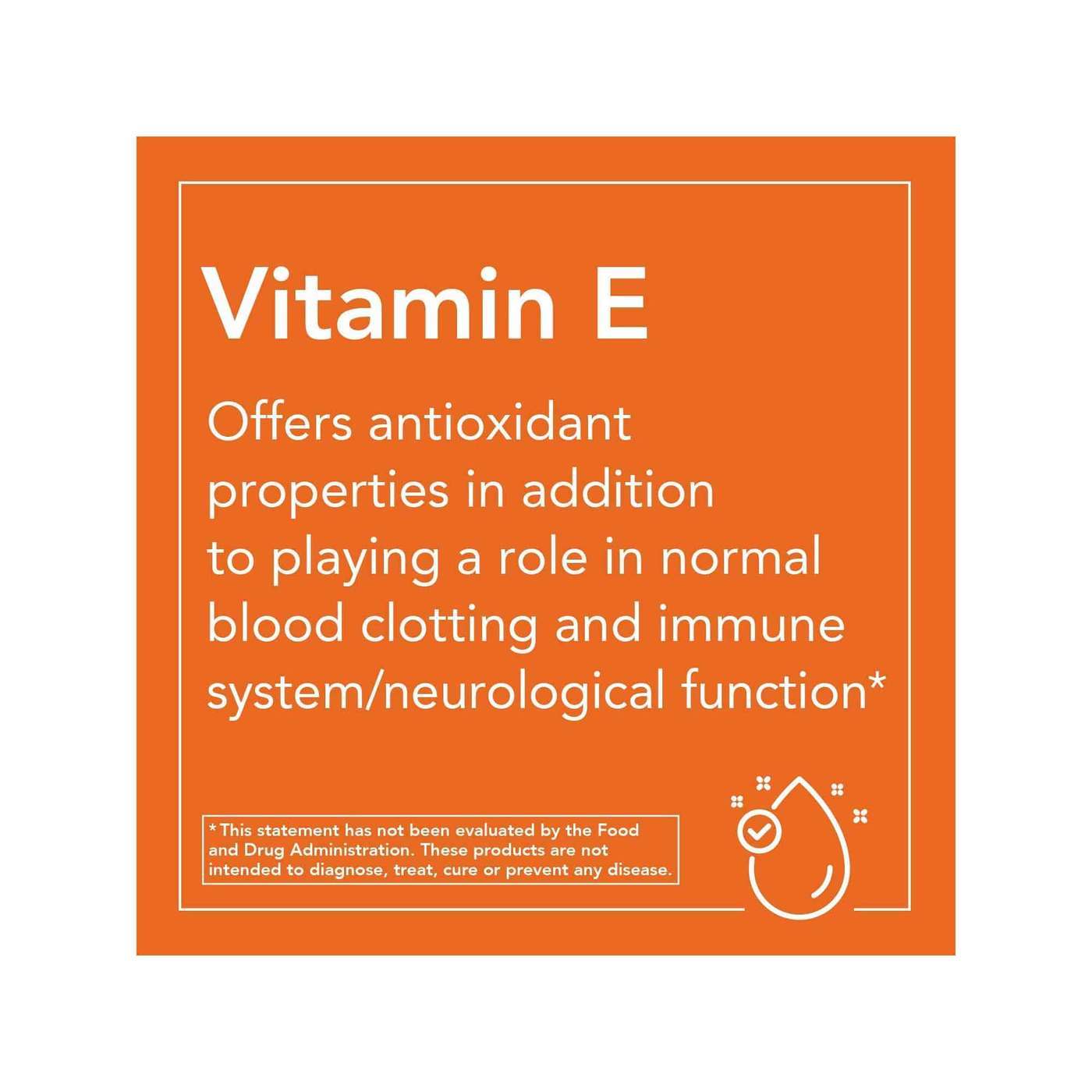 Now Foods, Vitamina E Misturado com Tocoferóis - 200 UI - 100 Cápsulas em Gel - Imagem 4