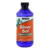 Comprar now foods, silver sol (suplemento de prata) - 237ml preço no brasil minerais prata suplementos suplemento importado loja 1 online promoção -