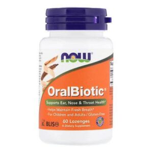 Now Foods, OralBiotic - 60 Pastilhas