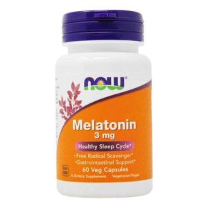 Now Foods, Melatonina 3 mg - 60 Veg Cápsulas