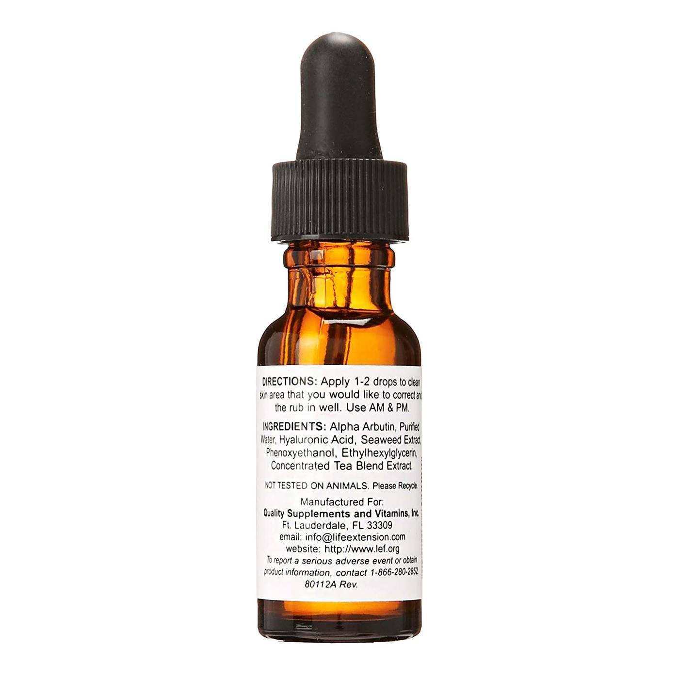 Life Extension Clareamento da pele Soro 0,5 fl oz - Imagem 2