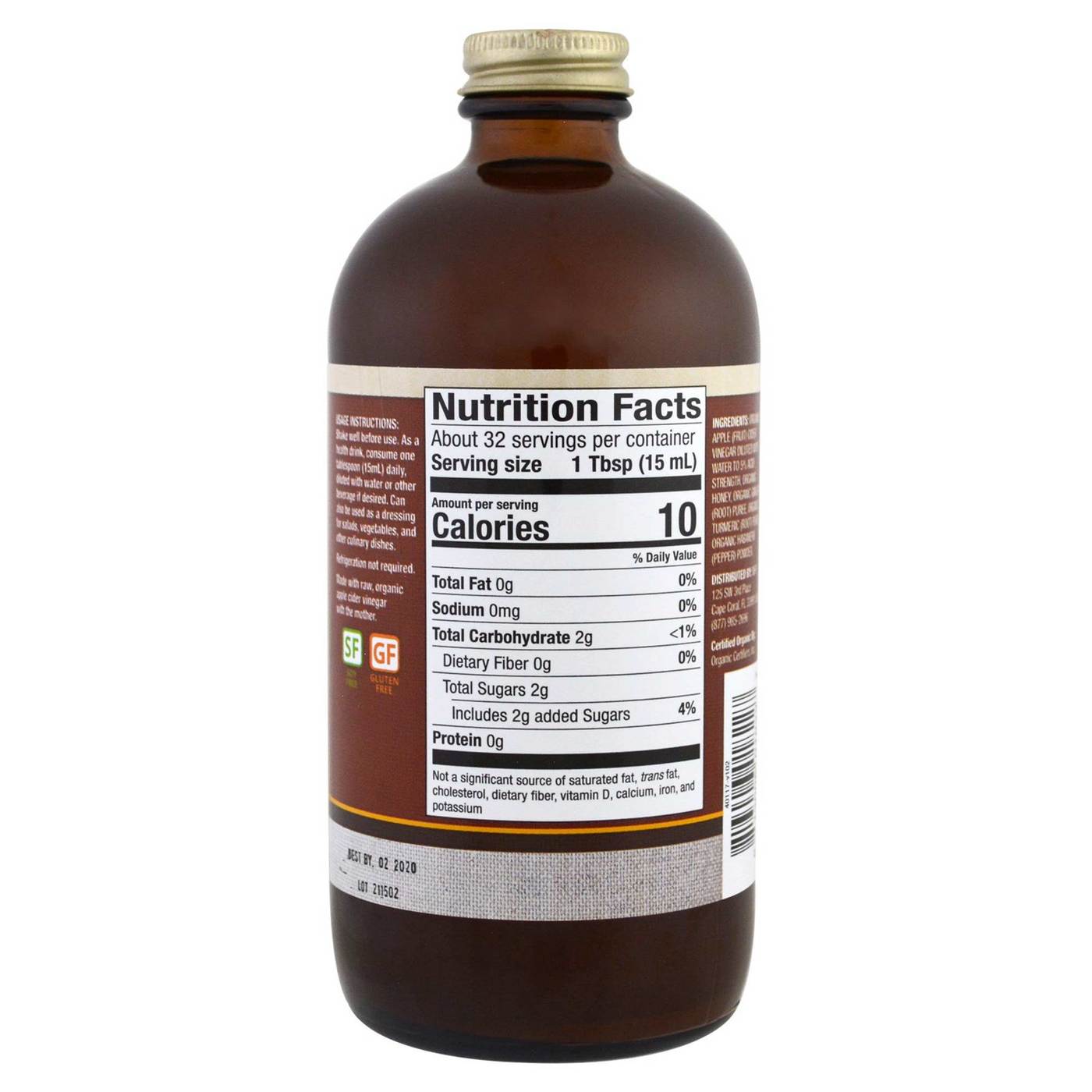 Dr. Mercola Apple Cider Vinegar - Spicy - 16 oz. - Imagem 2