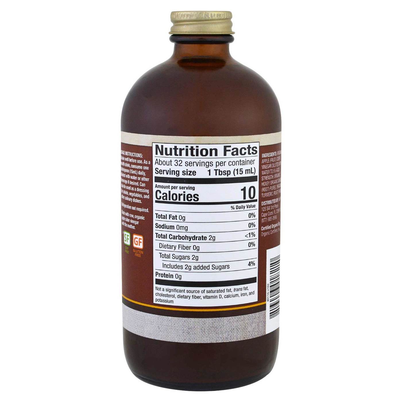 Dr. Mercola Apple Cider Vinegar - Sweet - 16 fl. oz.