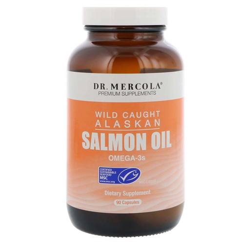 Dr. Mercola, Óleo de Salmão 3000 mg - 90 Cápsulas