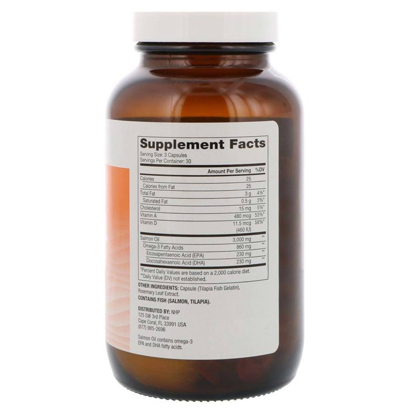 Dr. Mercola, Óleo de Salmão 3000 mg - 90 Cápsulas - Imagem 2