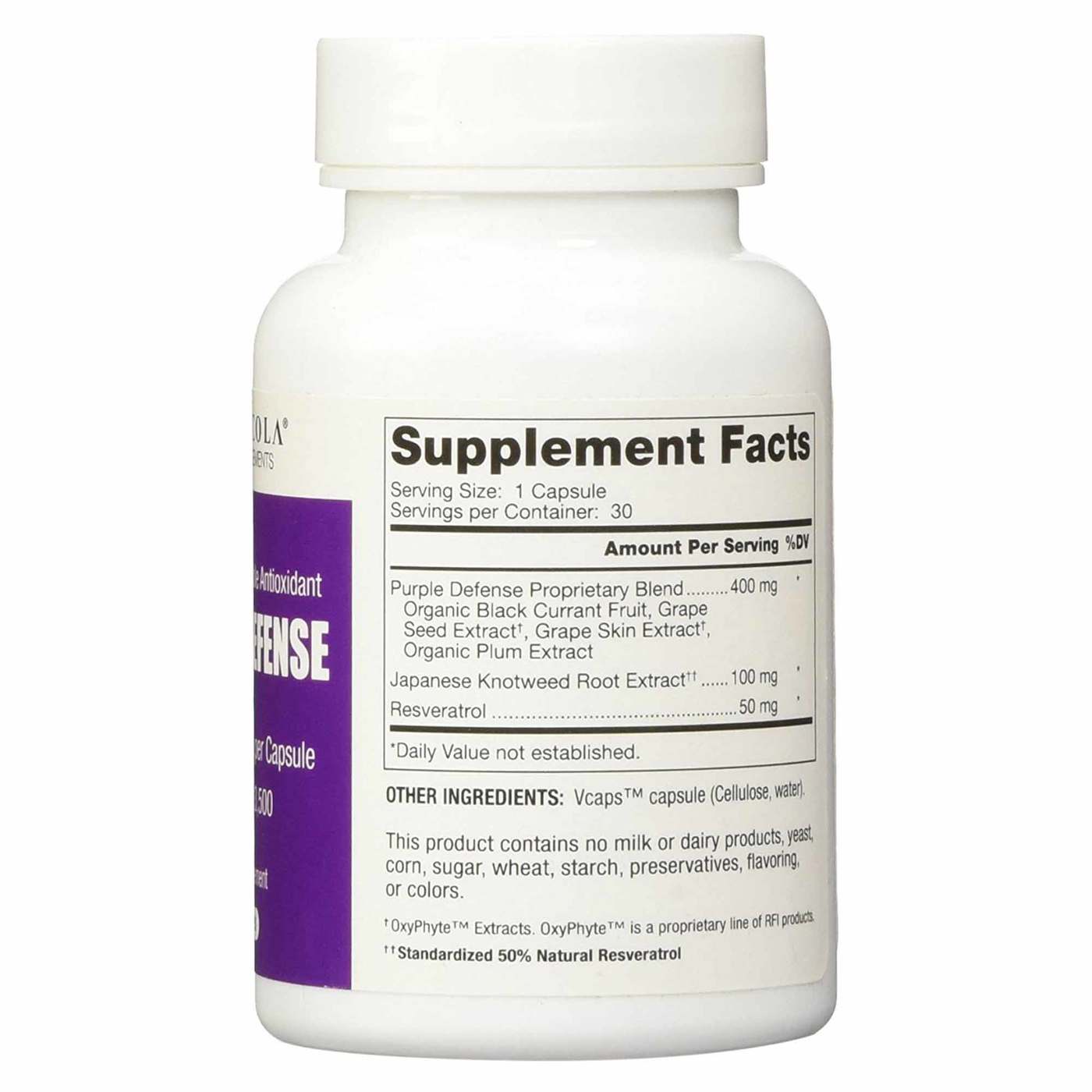 Dr. Mercola Purple Defense with Resveratrol 30 Capsules - Imagem 2
