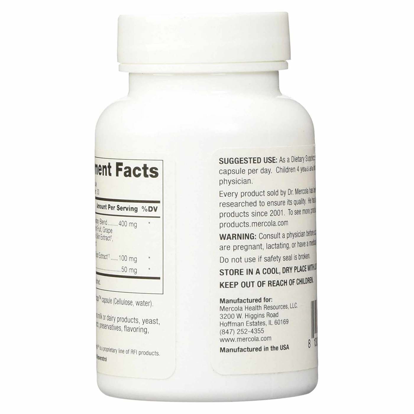 Dr. Mercola Purple Defense with Resveratrol 30 Capsules - Imagem 3