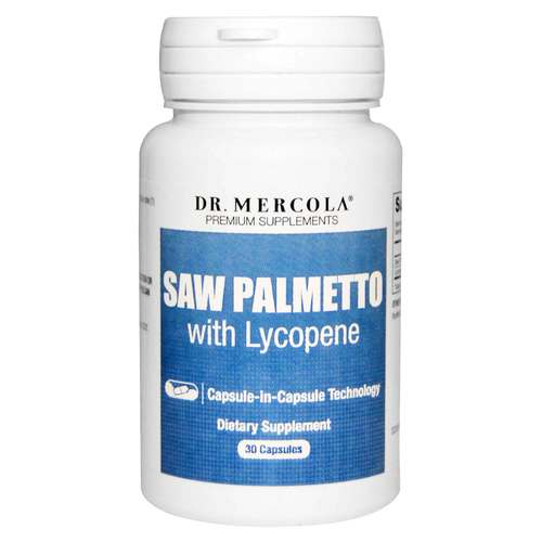 Dr. Mercola Saw Palmetto com Licopeno - 30 Cápsulas