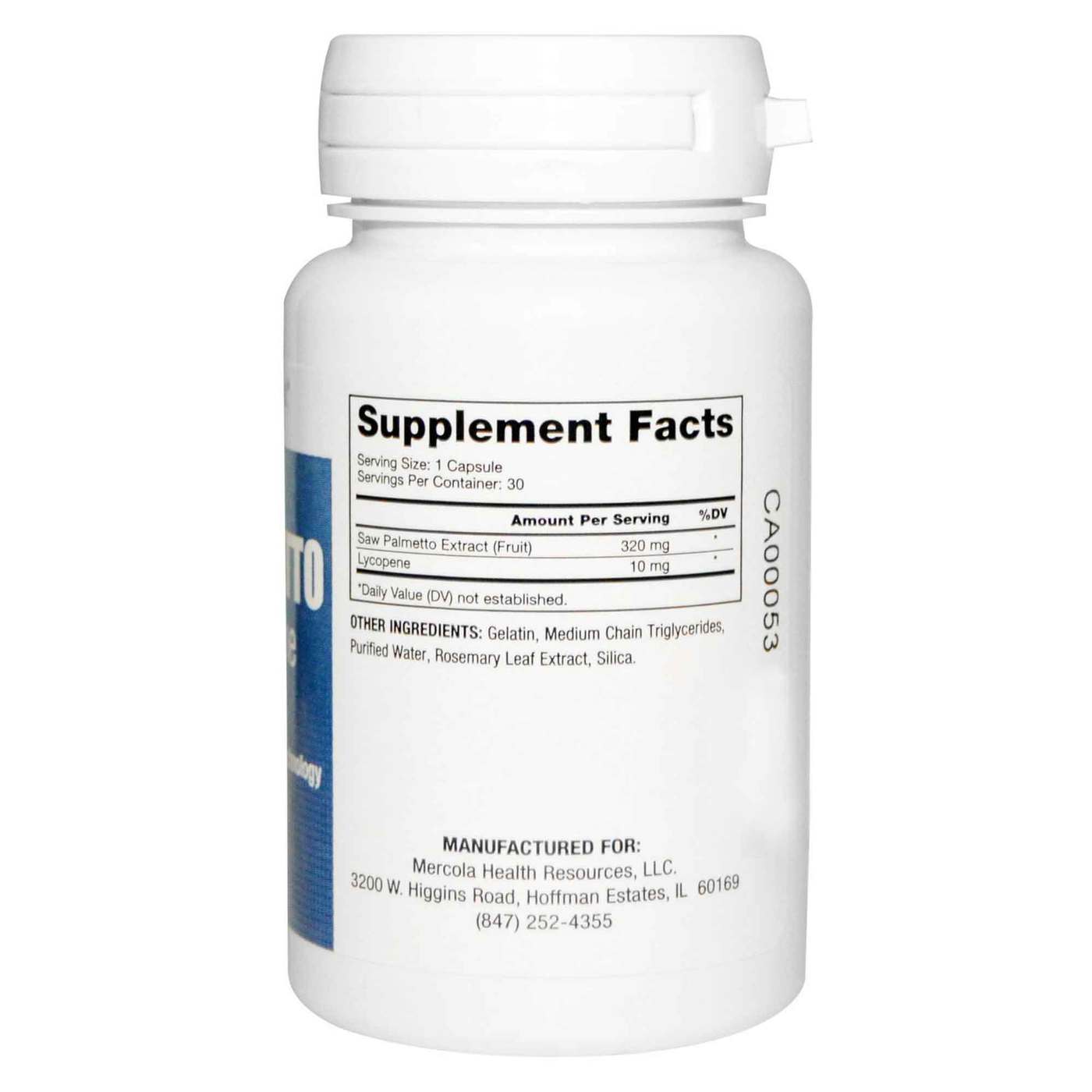 Dr. Mercola Saw Palmetto com Licopeno - 30 Cápsulas - Imagem 2