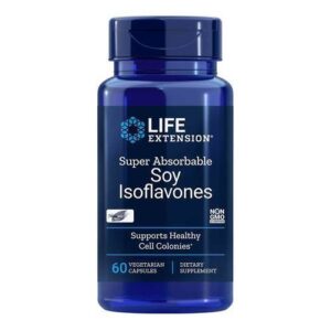 Life Extension, Isoflavonas de Soja Super Absorvível - 60 Cápsulas Vegetarianas