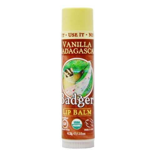Badger Hidratante Labial - Baunilha Madagascar - 4,2g