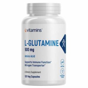 Comprar l-glutamina 500 mg evitamins 120 cápsulas preço no brasil aminoácidos glutamina suplementos suplemento importado loja 75 online promoção -