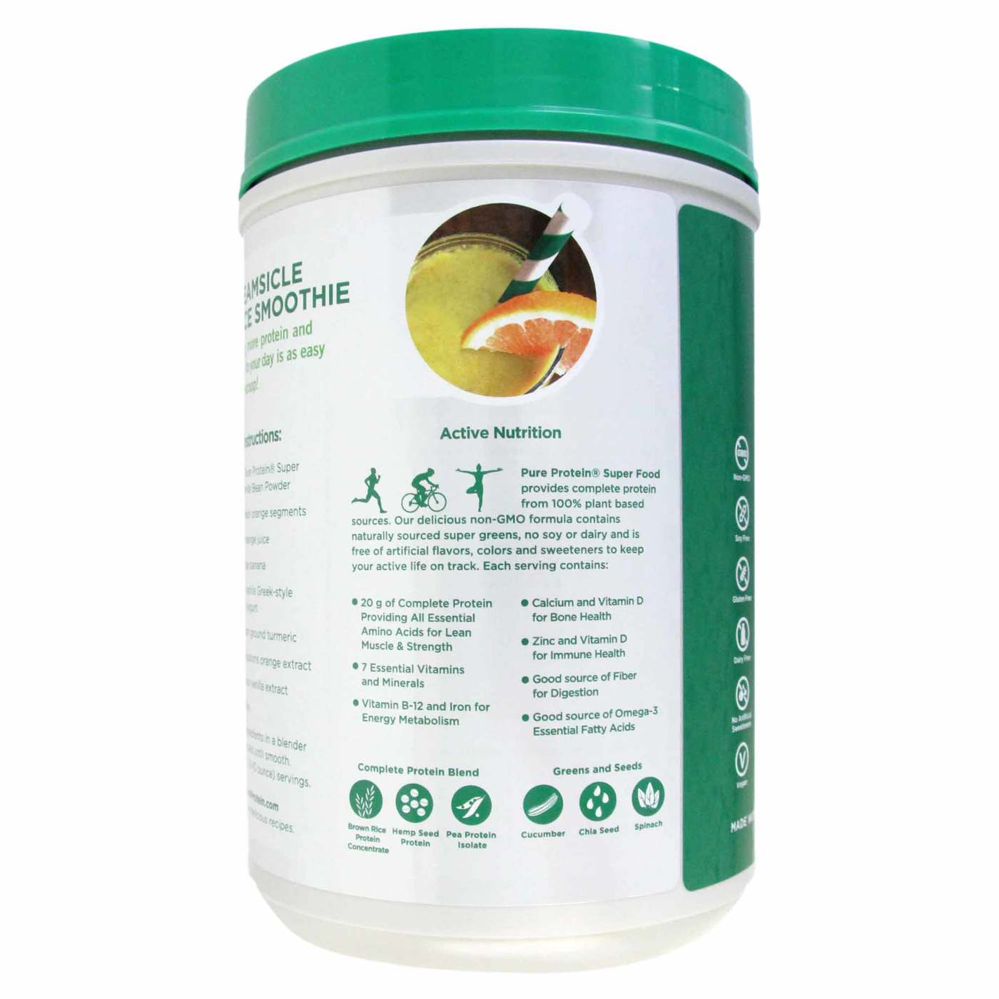 Pure Protein Super Food Vanilla Bean 688 g - Imagem 4