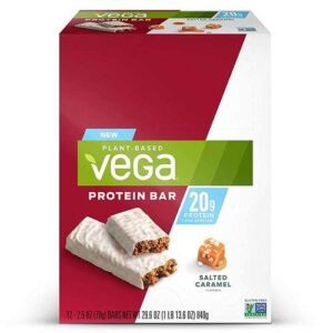 Comprar vega, barra de proteína vegetariana, sabor de caramelo - 1 caixa com 12 barras preço no brasil barras barras de substituição de refeições suplementos de musculação suplemento importado loja 293 online promoção -