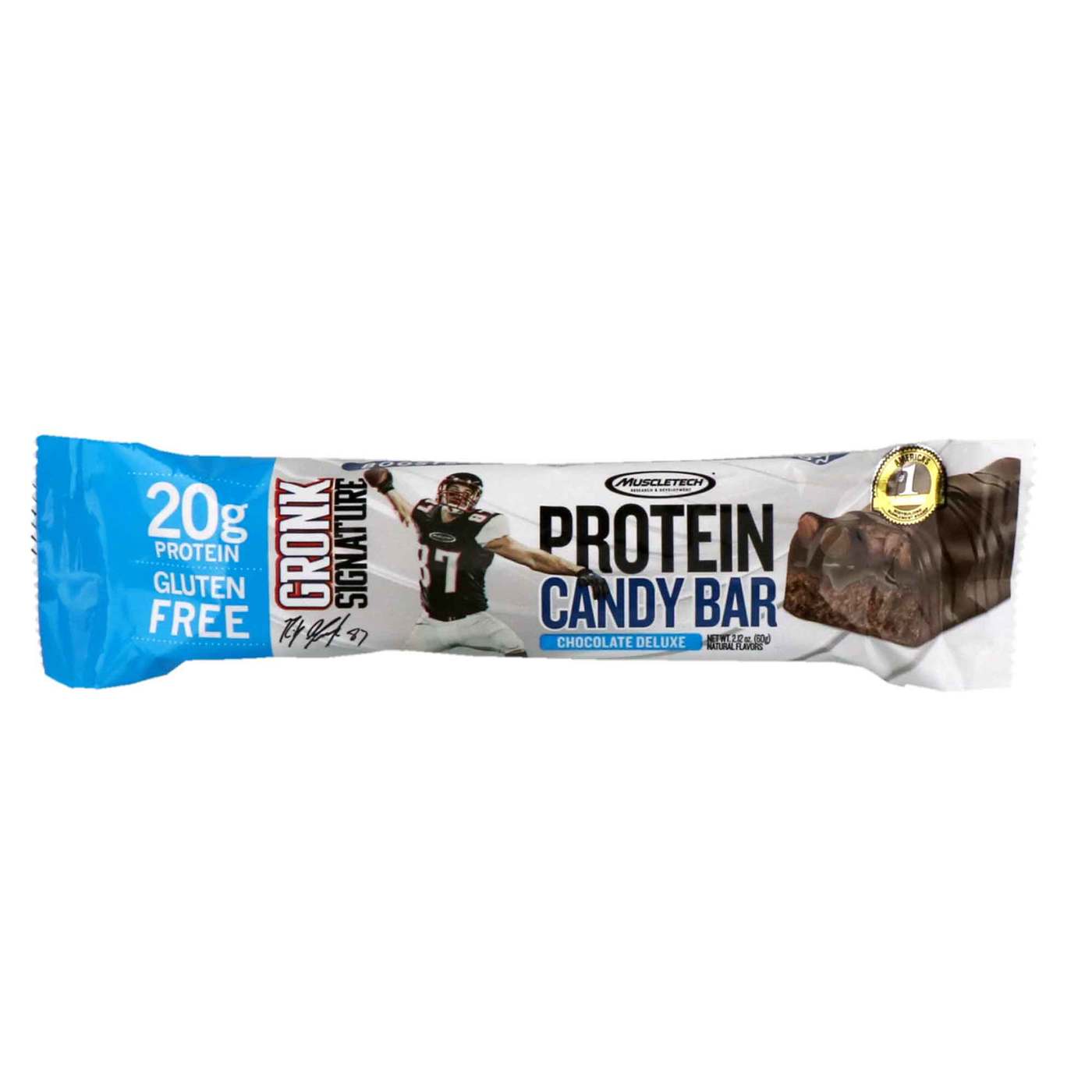 Muscletech Protein Candy Bar Chocolate Deluxe 1 Box - Imagem 4