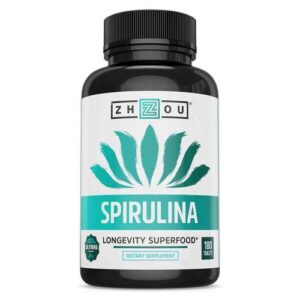 Comprar zhou nutrition, spirulina - 180 tabletes preço no brasil spirulina suplementos nutricionais suplemento importado loja 37 online promoção -