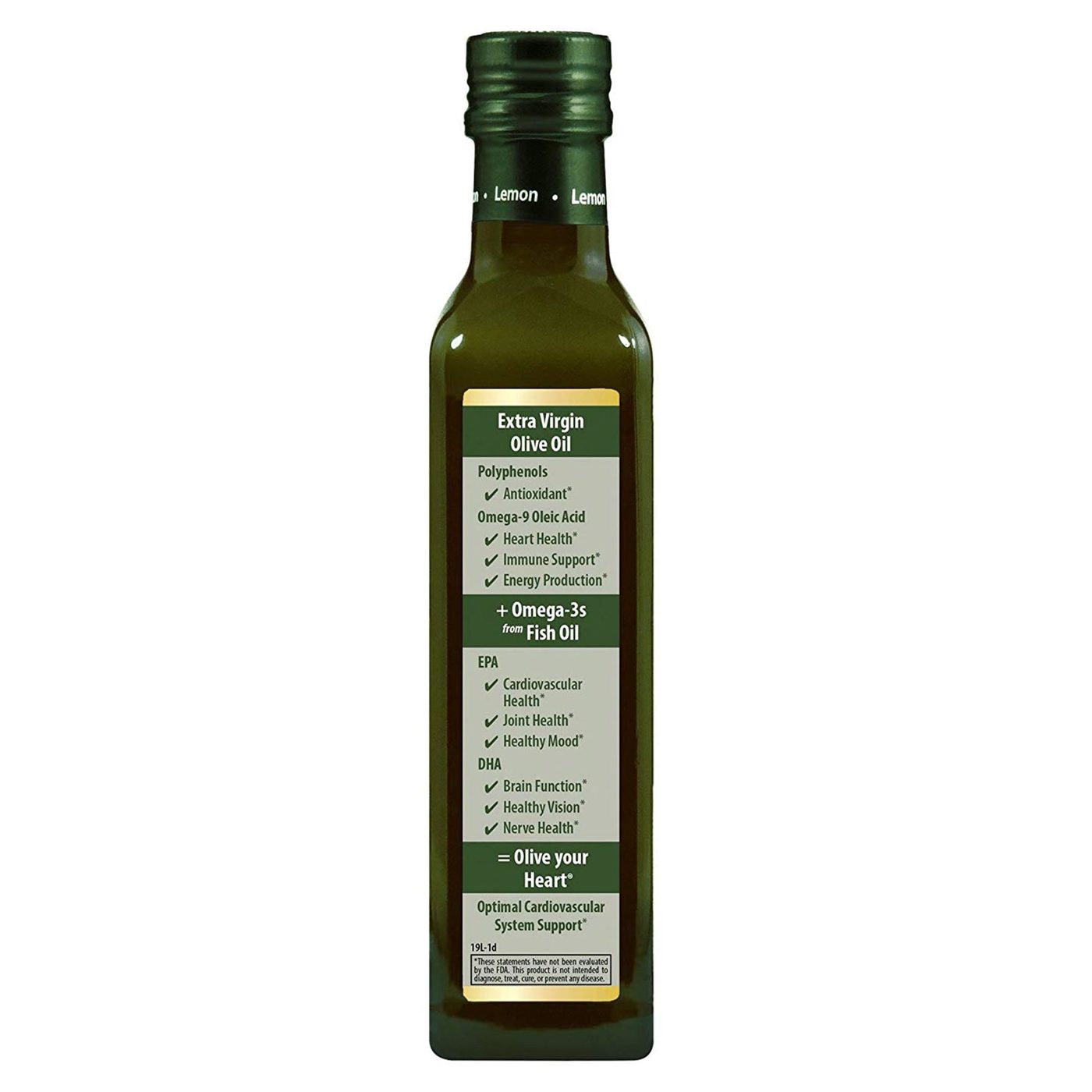 Carlson Labs Olive your Heart Olive and Fish Oil 1480 mg Omega-3s Lemon Flavor 250 ml - Imagem 3