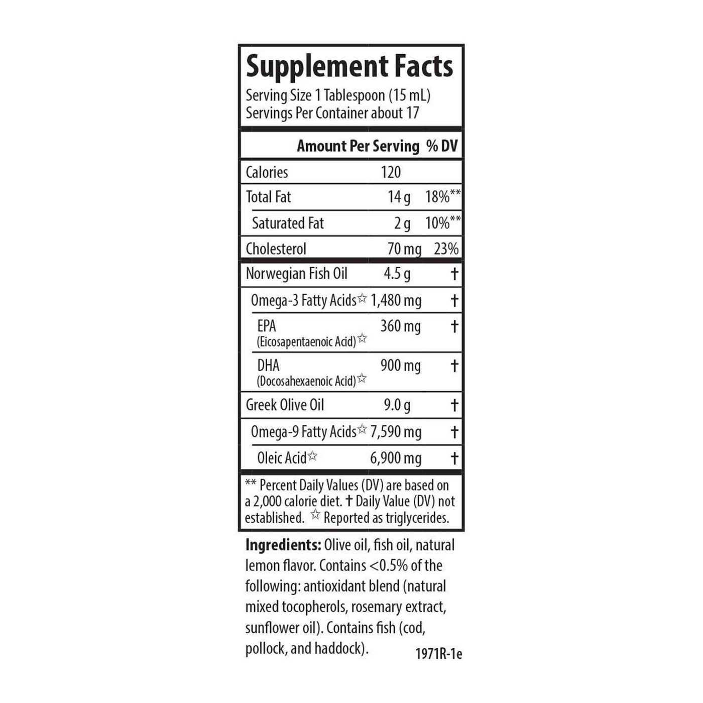 Carlson Labs Olive your Heart Olive and Fish Oil 1480 mg Omega-3s Lemon Flavor 250 ml - Imagem 5