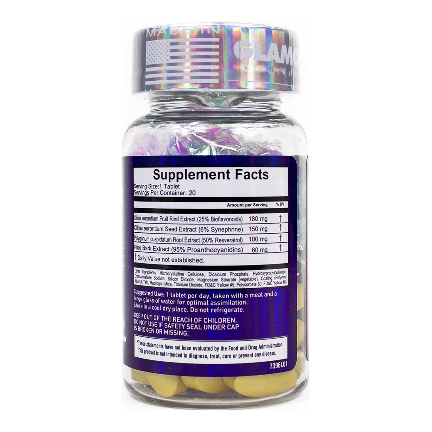 Midway Labs, Glamour Nutrition - Anti-envelhecimento - 20 Tabletes - Imagem 2