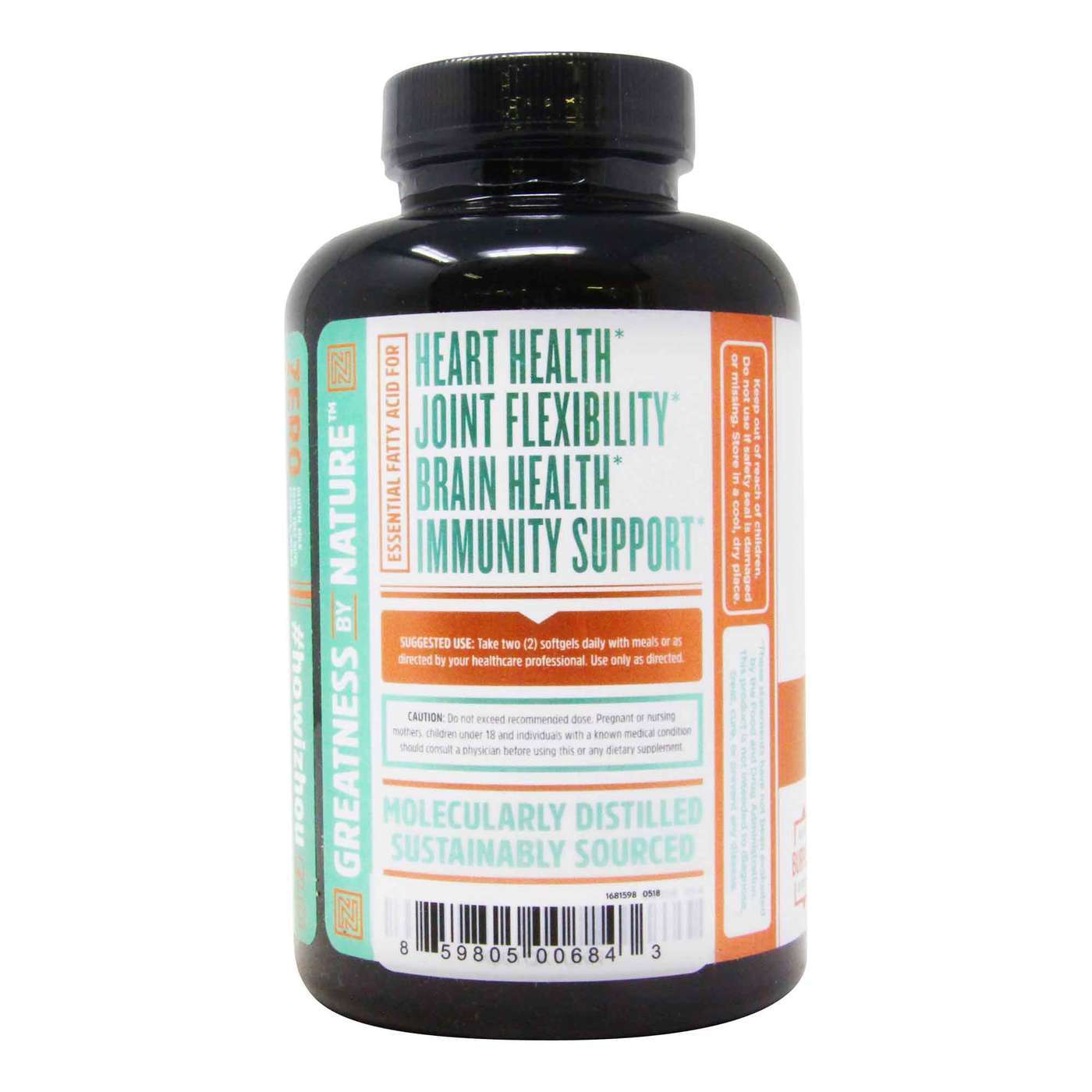 Zhou Nutrition, Óleo de Peixe com Ômega 3 Purificado - 180 Cápsulas com Revestimento Entérico - Imagem 4