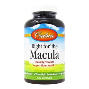 Carlson Labs, Right for® the Macula Fórmula Para os Olhos - 120 Cápsulas em Gel
