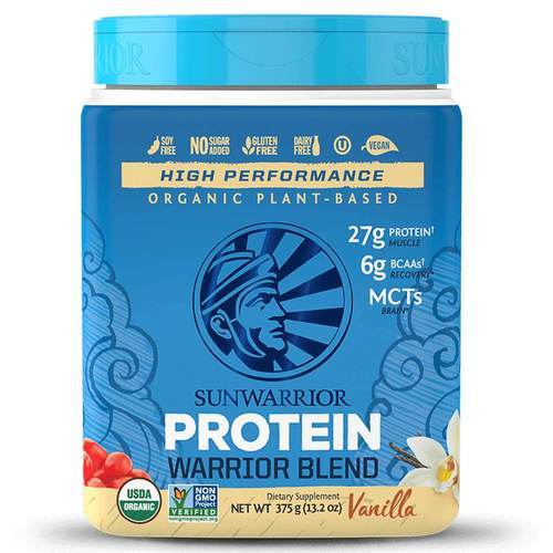 Sunwarrior Proteína Mistura de Guerreiro - Baunilha - 375 g (13,2 oz)