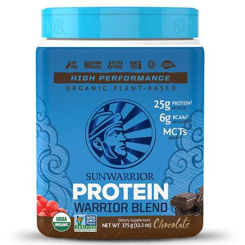 Sunwarrior Proteína Warrior Blend - Chocolate - 375 g (13,2 oz)