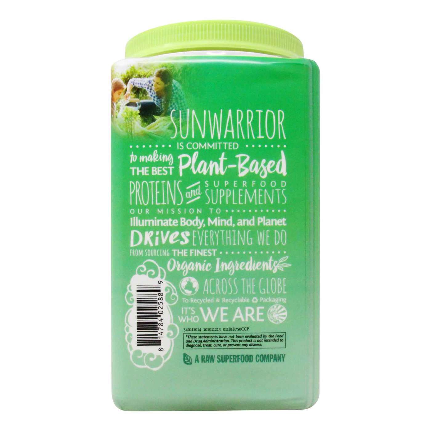 Sunwarrior Proteína Clássica - Chocolate - 1.65 lbs (750 g) - Imagem 3