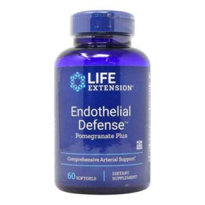 Life Extension, Defesa Endotelial Completa com Romã - 60 Cápsulas em Gel