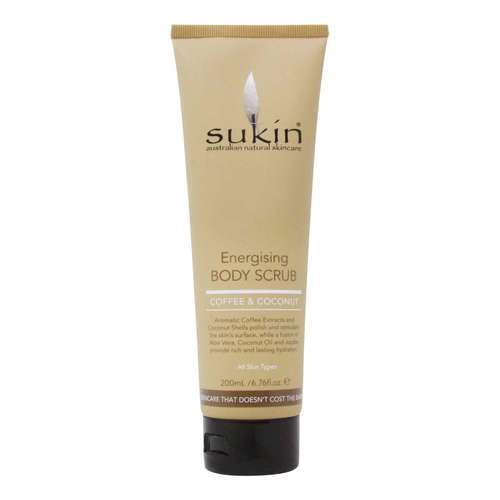 Sukin Energising Body Scrub Coffee Coconut - 6.76 fl oz (200ml)