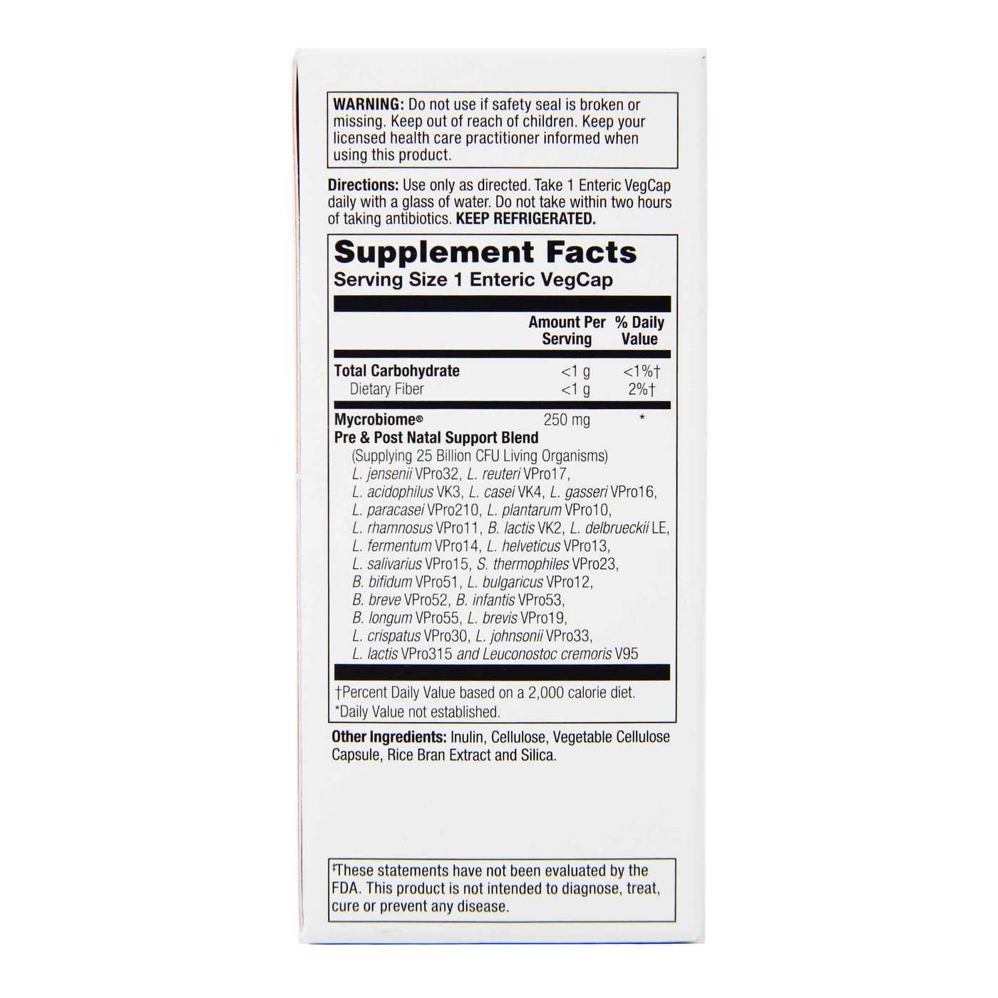 Solaray Mycrobiome Probiotic - 30 VegCaps entéricos - Imagem 3