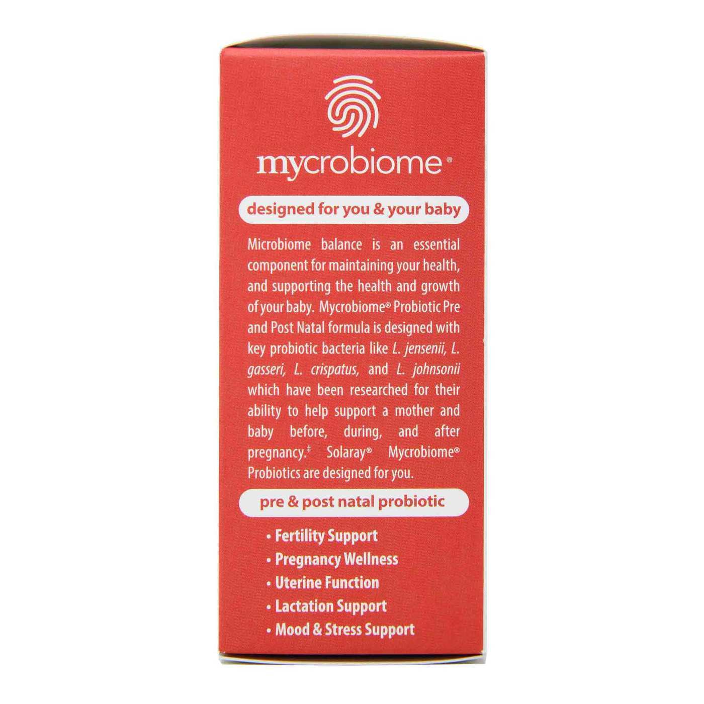 Solaray Mycrobiome Probiotic - 30 VegCaps entéricos - Imagem 4