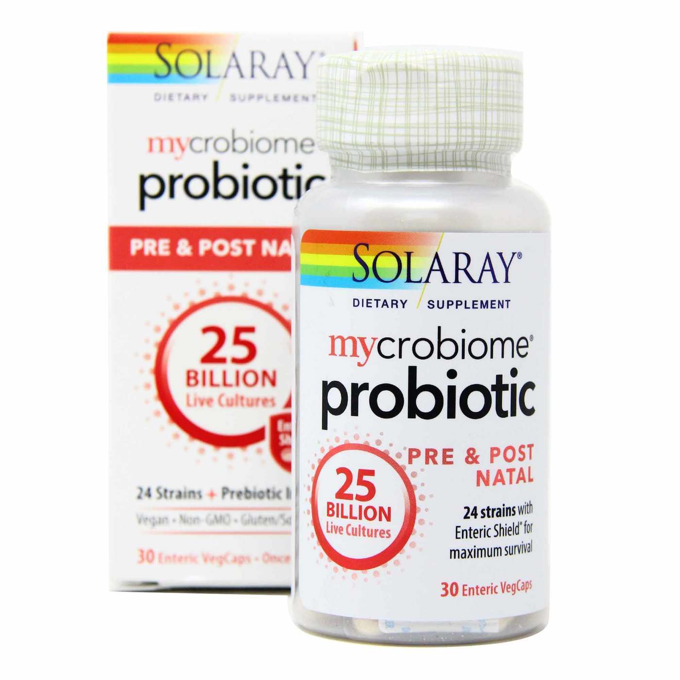 Solaray Mycrobiome Probiotic - 30 VegCaps entéricos - Imagem 5