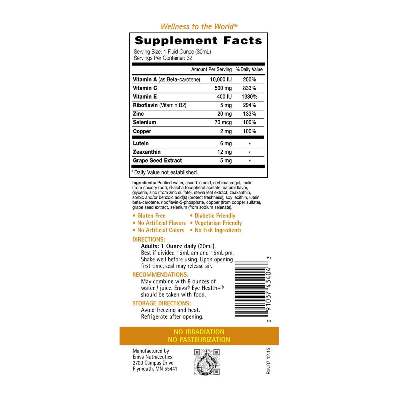 Eniva Eye Health - 32 fl oz - Imagem 2