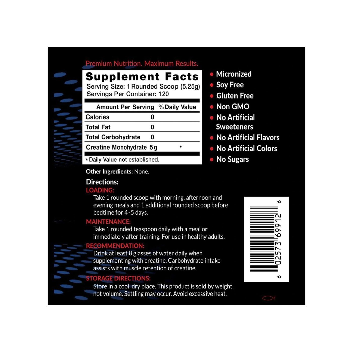 Eniva Creatine Monohydrate Micronized Powder - 22.2 oz - Imagem 2