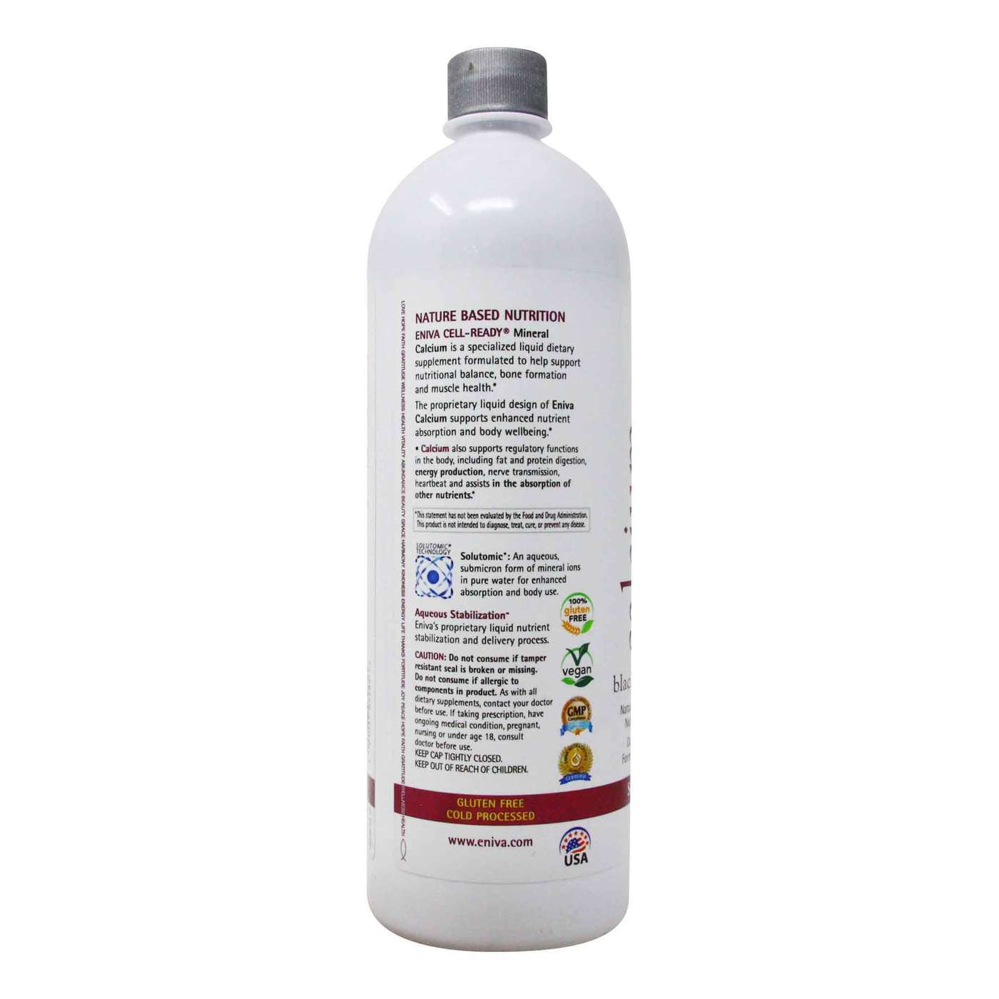 Eniva Calcium Mineral Liquid Concentrate - 32 fl oz (960 ml) - Imagem 3
