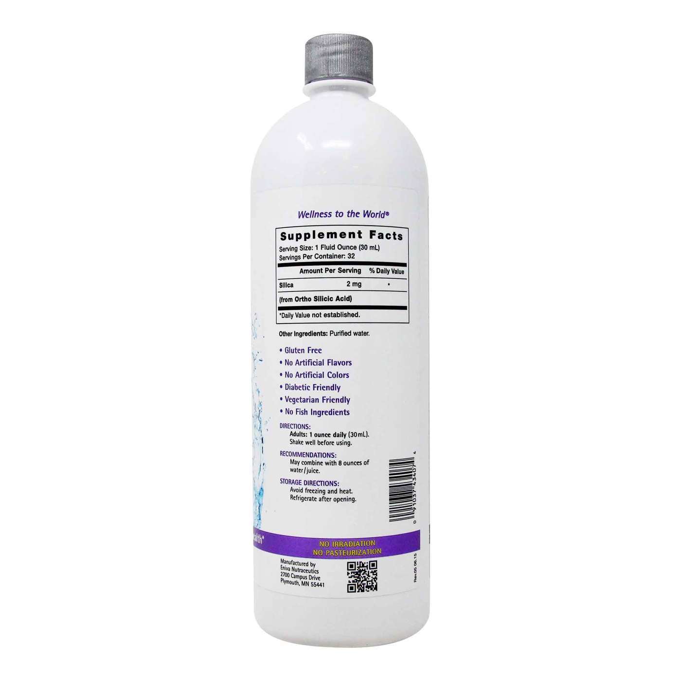 Eniva Silica Mineral Liquid Concentrate - 32 fl oz (960 ml) - Imagem 2