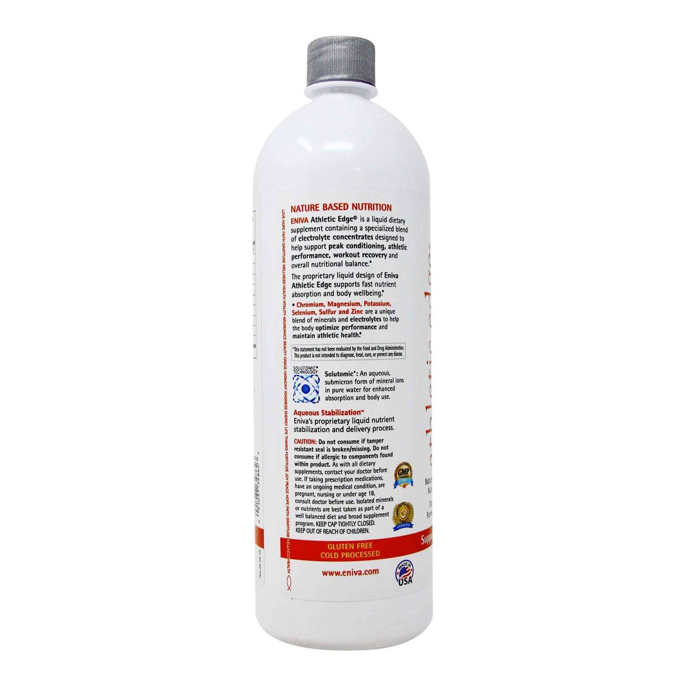 Eniva Athletic Edge Multi Minerals Electrolyte Concentrate - 32 fl oz - Imagem 2
