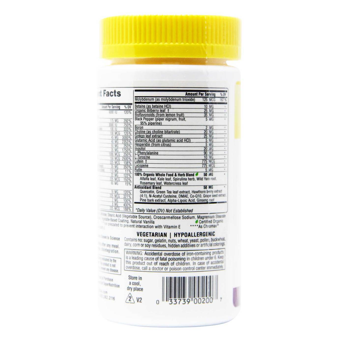 Super Nutrition SimplyOne 50+ Women Triple Power Multivitamins - 90 Tablets - Imagem 3