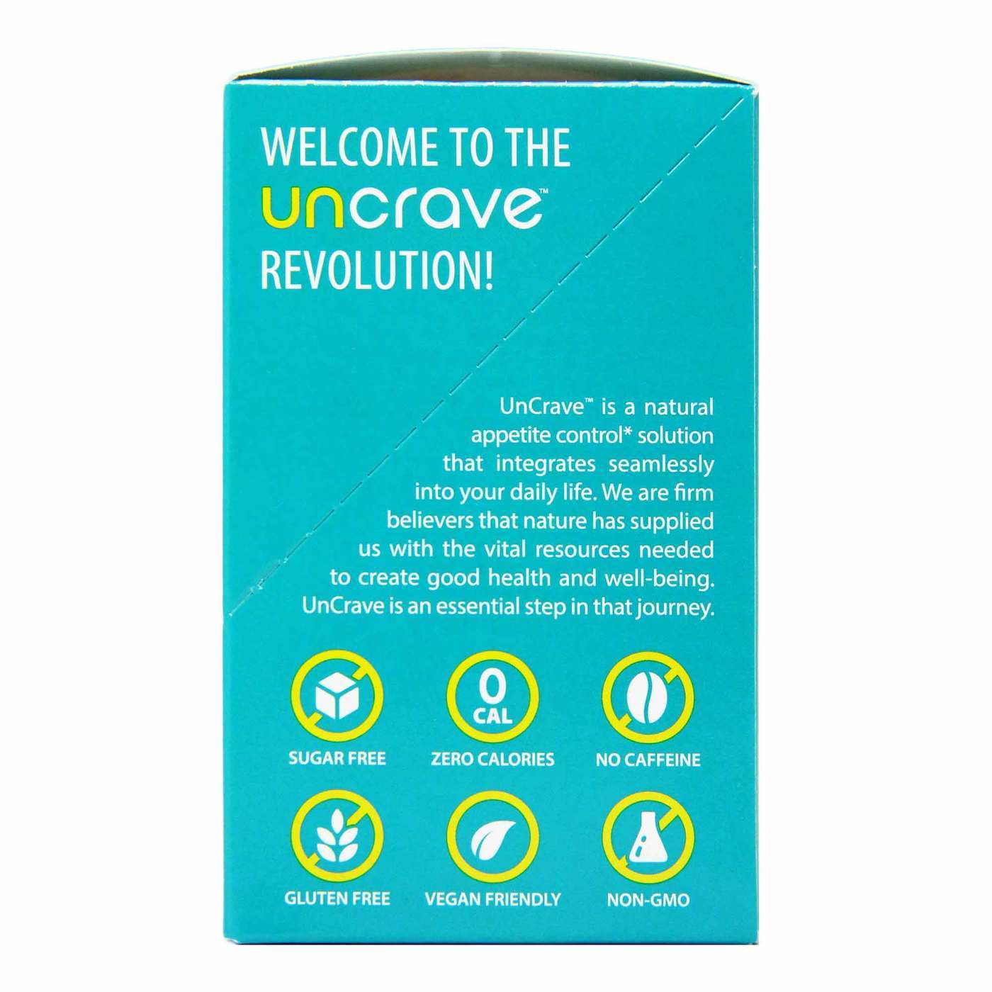 Uncrave - Goma Anti Fome Sabor Menta Crocante - 7 Pacotes / 14 peças - Imagem 2
