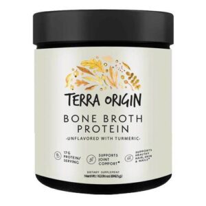 Comprar terra origin bone broth collagen protein unflavored with turmeric - 388 g preço no brasil alívio da dor banho & beleza cuidados pessoais heat wraps suplemento importado loja 39 online promoção -