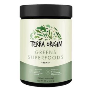 Terra Origin, Superalimentos Verdes - Hortelã - 270 g (9,5 oz)