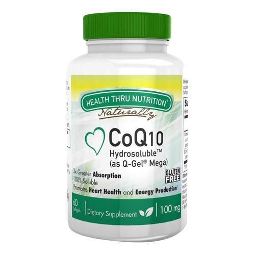 Health Thru Nutrition Hydrosoluble CoQ10 100mg - 60 Softgels