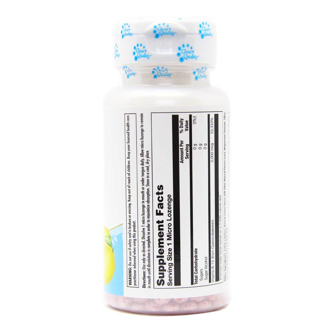 Kal B12 2000 mcg Limão 50 Pastilhas - Imagem 2