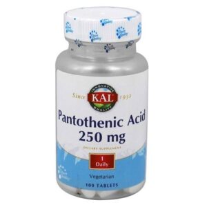 Kal, Ácido Pantotênico 250 mg - 100 Tabletes
