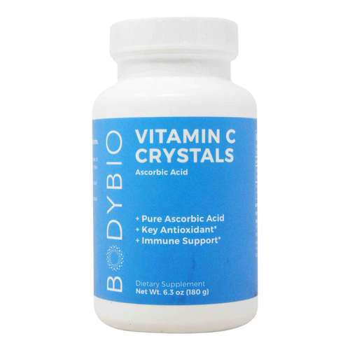 BodyBio Vitamin 'C' Crystals Ascorbic Acid 1,000 mg - 180 Grams